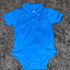 Blue Athletic Onesie